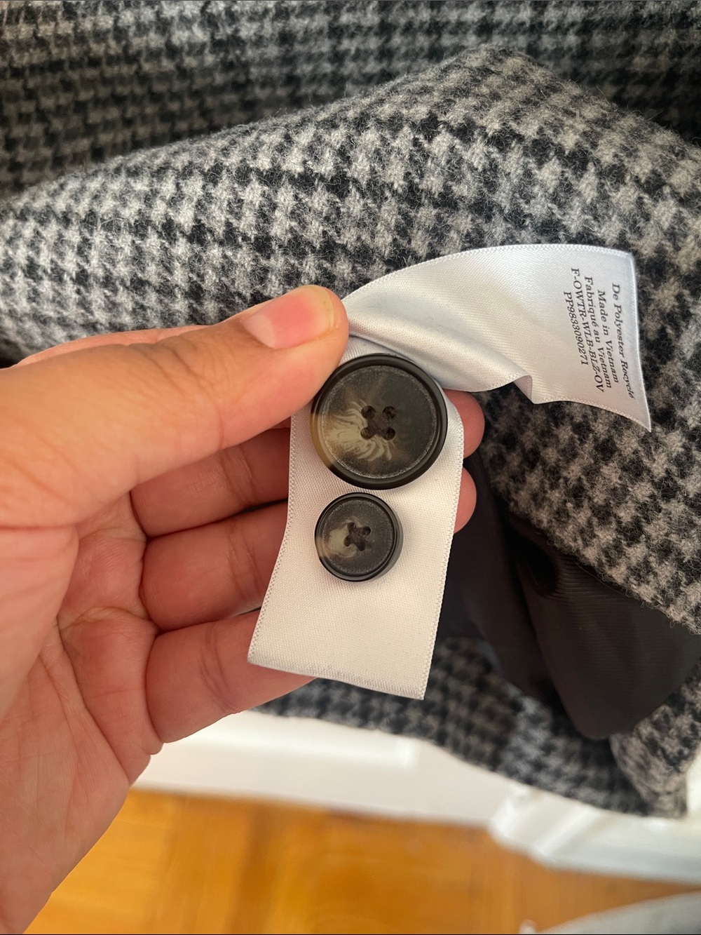 Everlane Oversized Houndstooth Wool Blazer - Picture 13 of 13